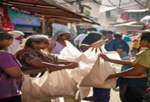 मुजफ्फरपुर: प्लास्टिक मुक्त शहर की ओर कदम, मारवाड़ी युवा मंच ने बांटे कपड़े के थैले