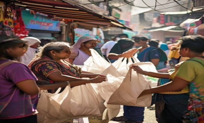 मुजफ्फरपुर: प्लास्टिक मुक्त शहर की ओर कदम, मारवाड़ी युवा मंच ने बांटे कपड़े के थैले