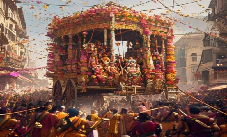 मुजफ्फरपुर में पहली बार निकली भगवान जगन्नाथ की भव्य रथ यात्रा, भक्ति के रंग में रंगा शहर