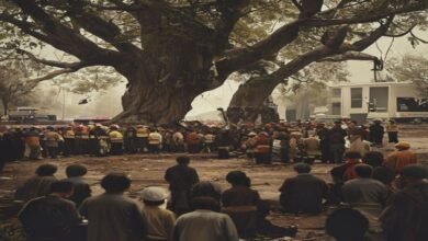 मिठनसराय माधोपुर में ब्रह्मपूजा के दौरान भीषण हादसा: पीपल की टहनी गिरने से दो बच्चों की मौत, आठ घायल
