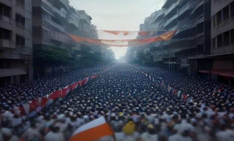 मुजफ्फरपुर में गूंजा 'जय हिंद': 1100 फीट लंबे तिरंगे के साथ उमड़ा जनसैलाब, देशभक्ति का अद्भुत नज़ारा