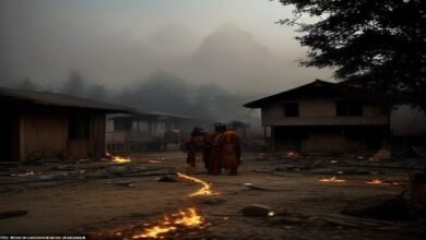 मुजफ्फरपुर में भीषण अग्निकांड: दूध गर्म करने से लगी आग, सिलेंडर फटा; चार घर राख, लाखों का नुकसान