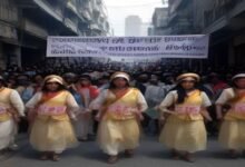 लोक अदालत के महत्व पर एसकेजे लॉ कॉलेज ने निकाली जागरूकता रैली, छात्रों ने नुक्कड़ नाटक से समझाया लाभ