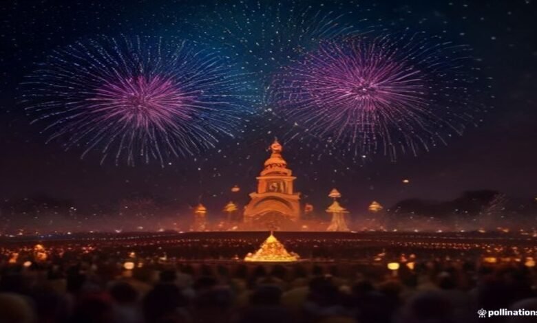 मुजफ्फरपुर: सरैयागंज टावर चौक पर पीएम मोदी के जन्मदिन पर भव्य दीपोत्सव और आतिशबाजी